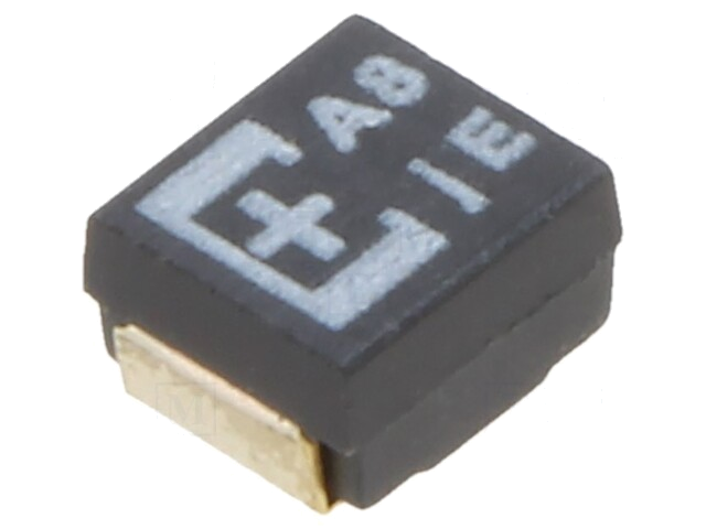 Condensator: tantaal-polymeer; 100uF; 6,3VDC; TPE; SMD; ±20%; 2000h Condensator: tantaal-polymeer; 100uF; 6,3VDC; TPE; SMD; ±20%; 2000h
